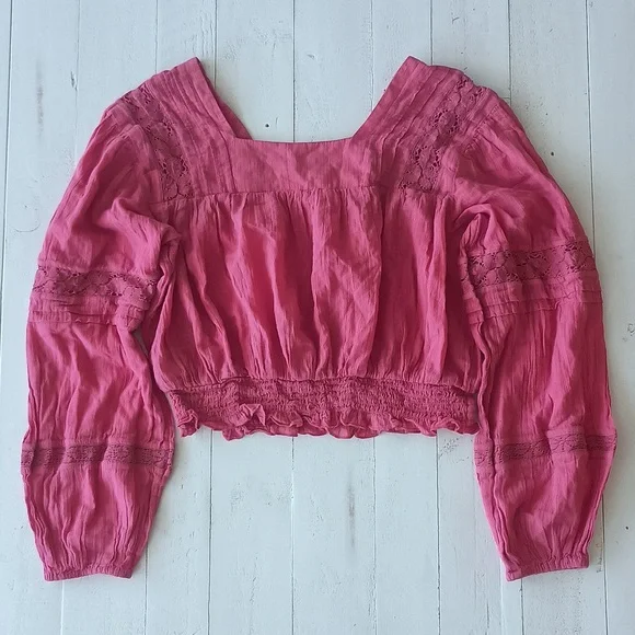 American Eagle Long Sleeve Crop Top - Picture 3 of 5